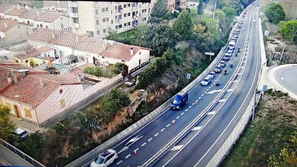 Una carretera de Manresa (Barcelona) en una imagen de archivo / SERVICIO CATALÁN DE TRÁFICO