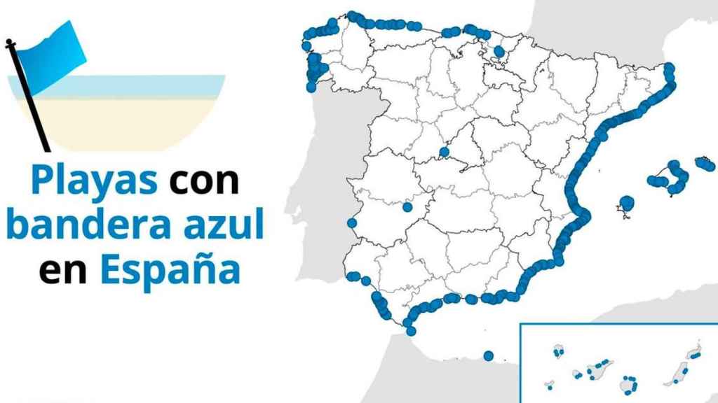 Playas con bandera azul en España en 2020 / EP