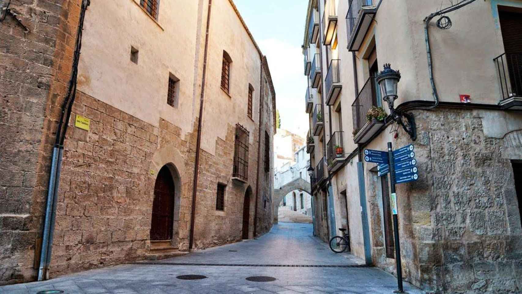 Imagen del casco antiguo de Tortosa, donde los Mossos ha detenido al presunto secuestrador / CG