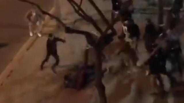 Batalla campal entre jóvenes y Casuals que tuvo lugar en Cornellà el 8 de abril / CG