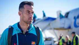 Sergio Busquets, en una expedición del Barça