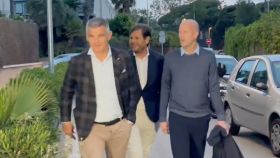 El vestuario del Barça une a Laporta, Cruyff y Alemany en Gavà