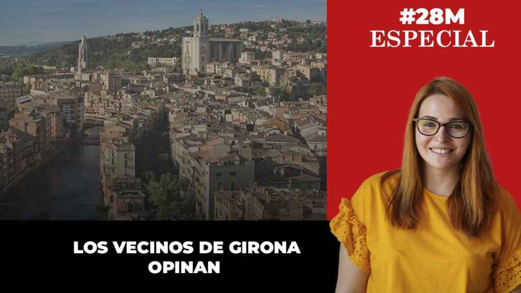 Fotomontaje de la ciudad de Girona