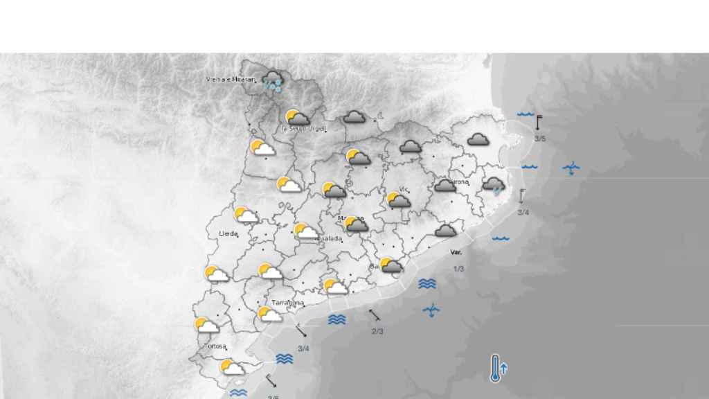 Previsión de Meteocat para este viernes 19 de mayo