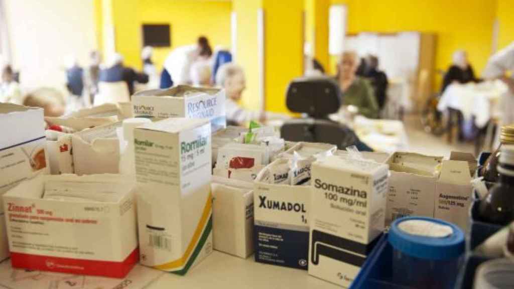 Medicamentos en una residencia de mayores