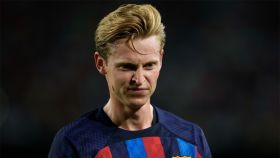 Frenkie de Jong, durante un partido con el FC Barcelona esta temporada 2022-23 / EFE