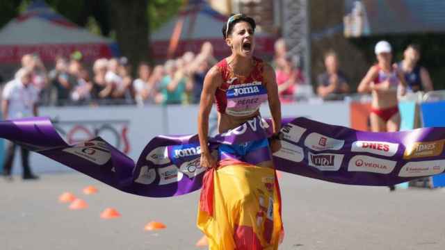 María Pérez bate el récord del mundo de 35 km marcha