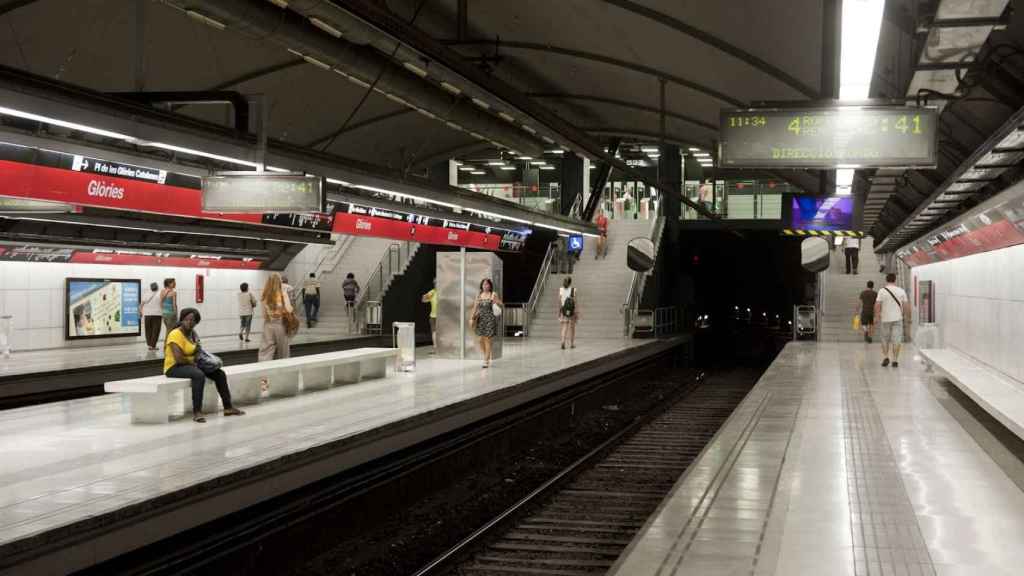 Estación de Glòries (L1) del metro de Barcelona