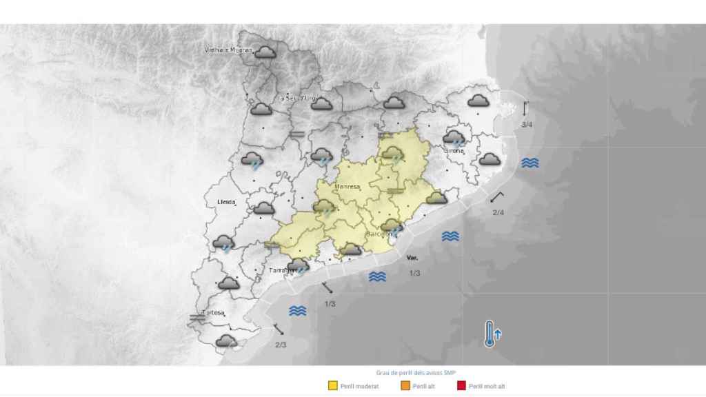 Previsión de Meteocat para este martes 23 de mayo