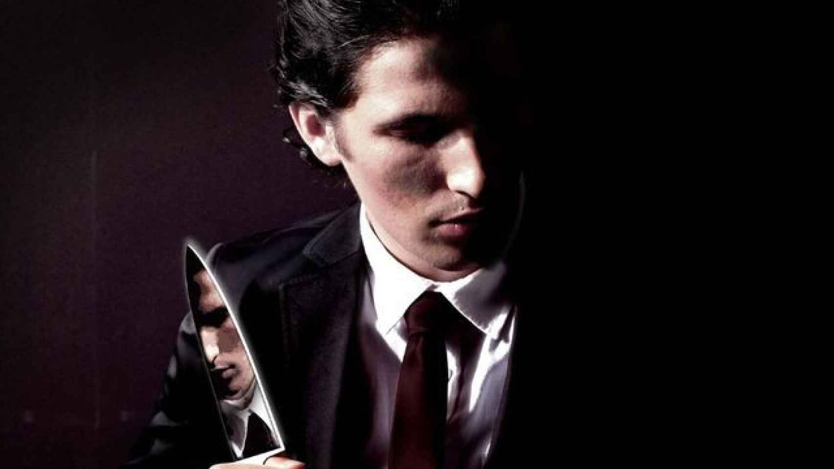 Detalle del cartel de la película 'American Psycho', basada en la novela de Bret Easton Ellis