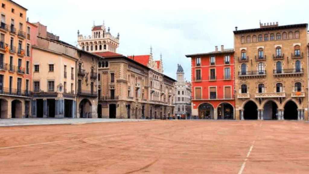 Plaza mayor de Vic, en una imagen de archivo