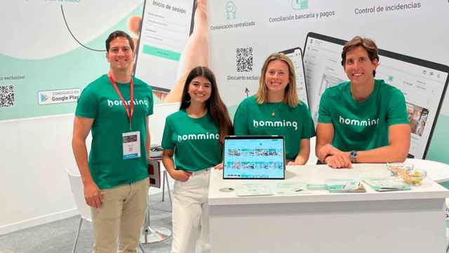 Equipo de la startup Homming en el SIMA 23