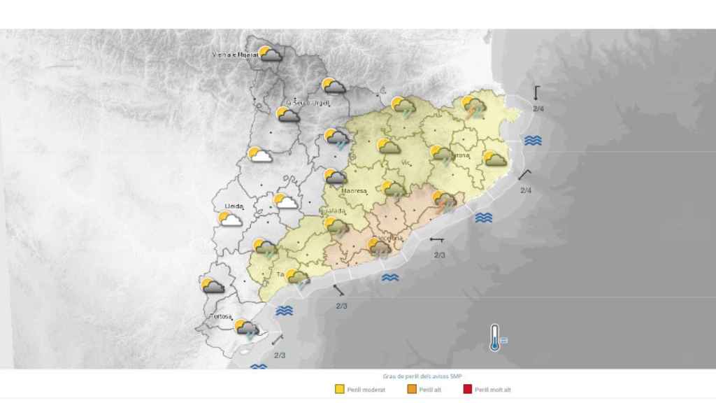 Previsión del Meteocat para este jueves 25 de mayo