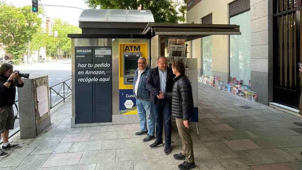 Un quiosco con las modificaciones implementadas por Urban Service Point / CEDIDA