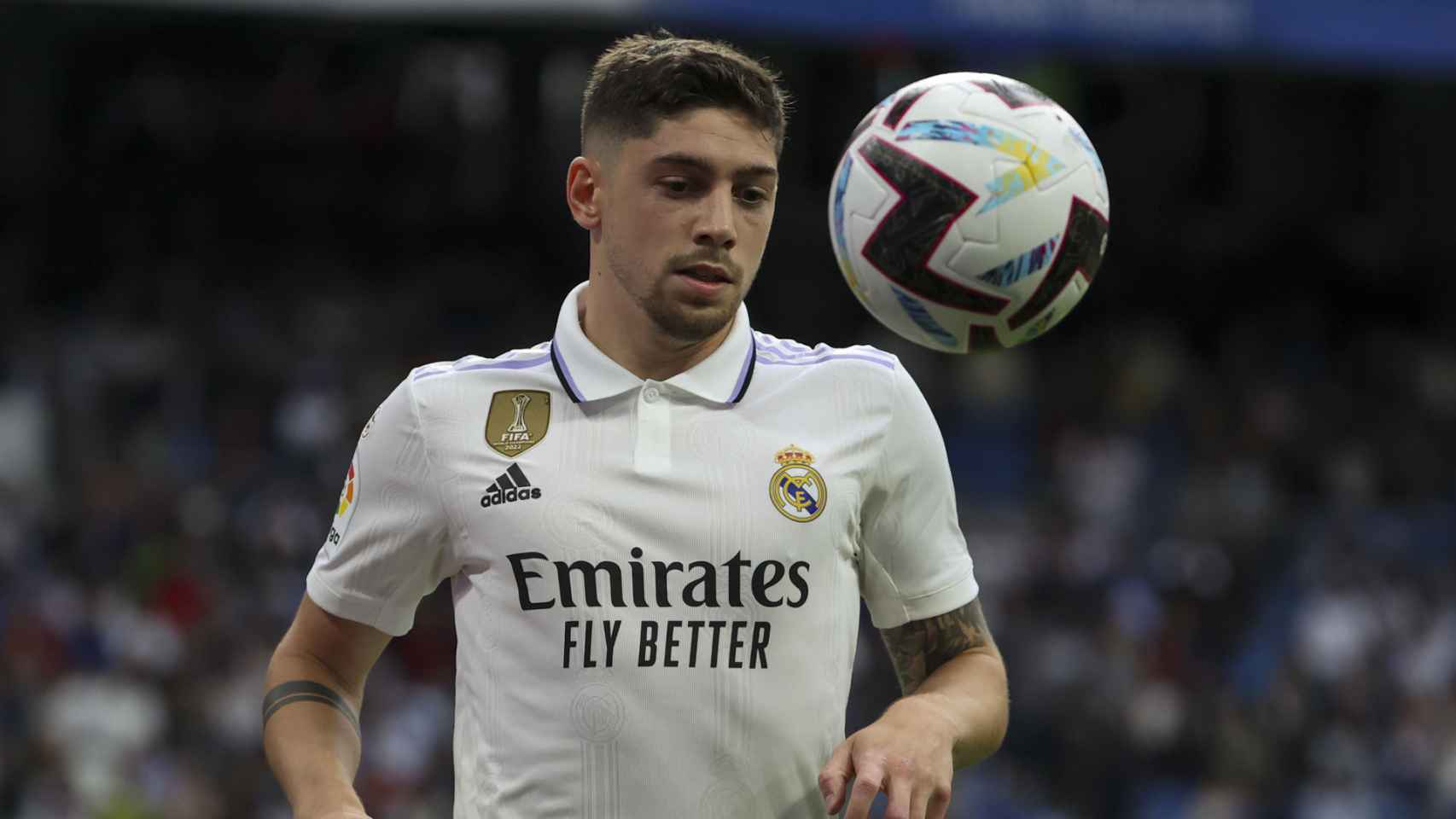 Fede Valverde, durante el Real Madrid-Rayo Vallecano