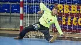 Gonzalo Pérez de Vargas, en el Palau Blaugrana