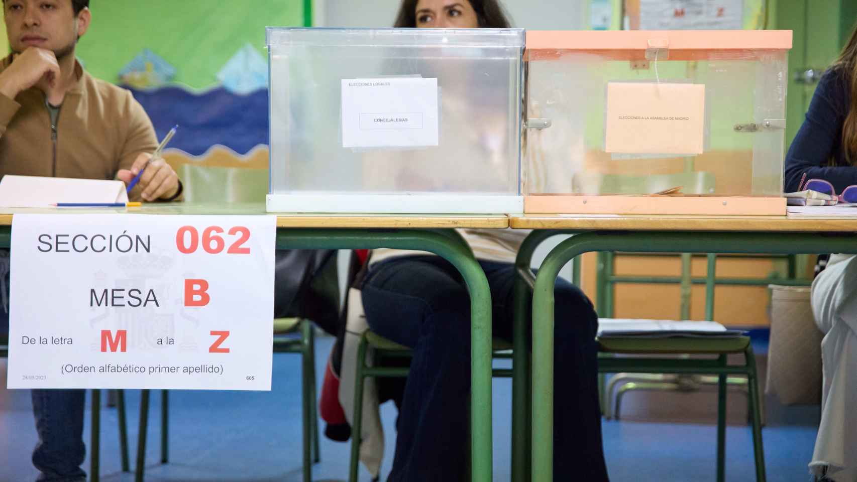 Urnas en un colegio electoral, en una imagen de archivo / EP