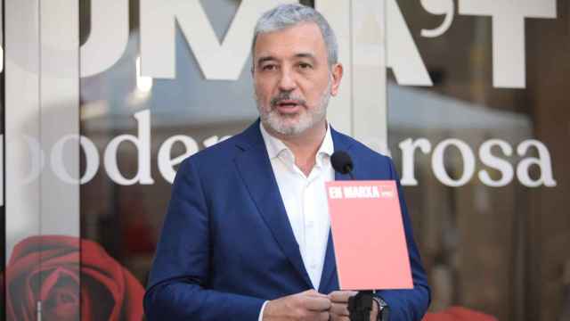 El candidato del PSC-PSOE a la Alcaldía de Barcelona, Jaume Collboni