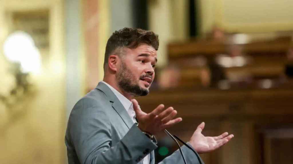 El portavoz de ERC en el Congreso, Gabriel Rufián