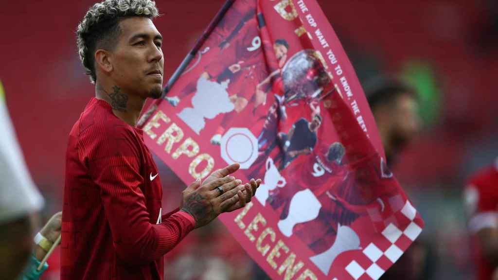 Roberto Firmino, durante un partido con el Liverpool / EFE