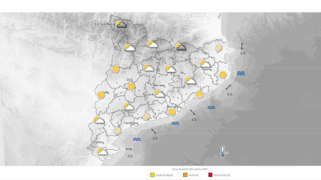 Previsión del Meteocat para este martes 30 de mayo