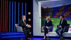 Joan Laporta, durante una entrevista para Barça TV / FCB