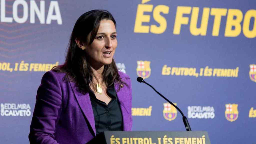 María Teixidor, antigua responsable del fútbol femenino del Barça