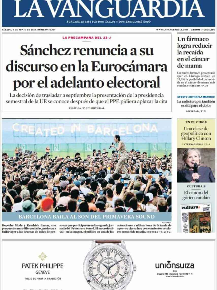 La Vanguardia 3 de junio