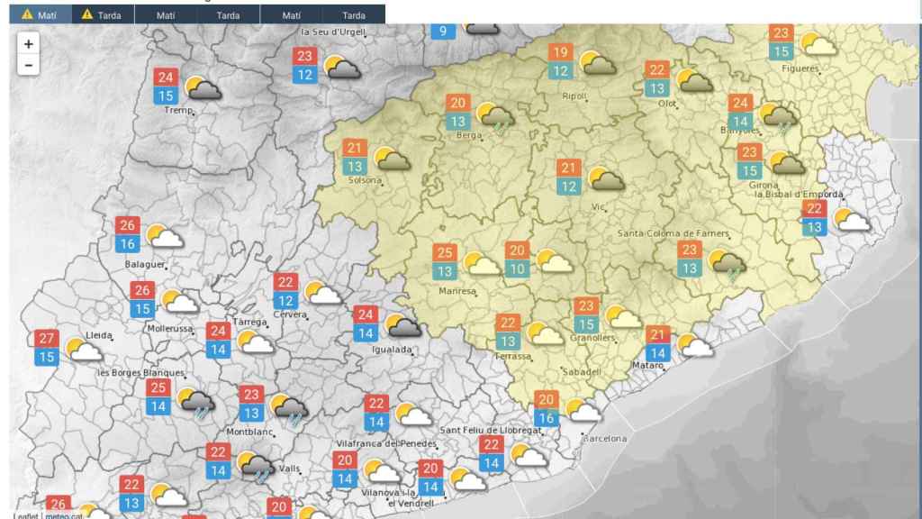 Previsión del Meteocat para este sábado 3 de junio