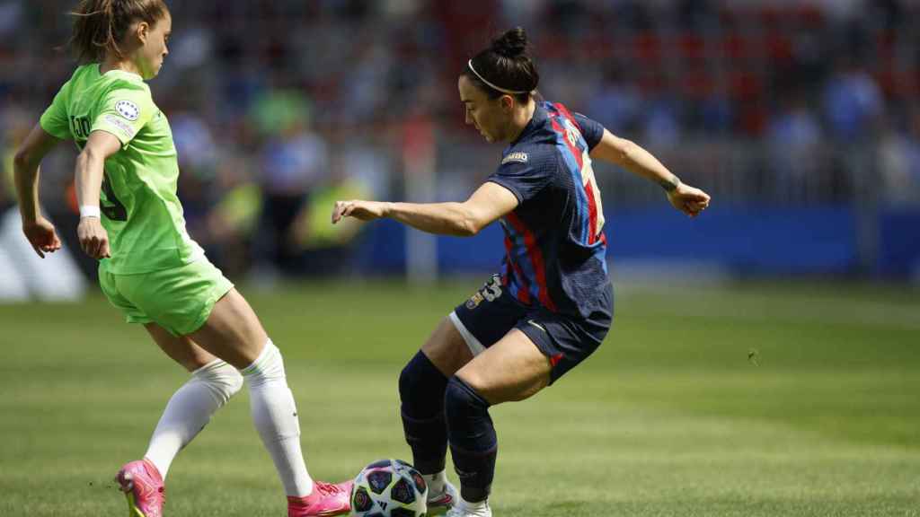 Lucy Bronze, en la final de la Champions League femenina