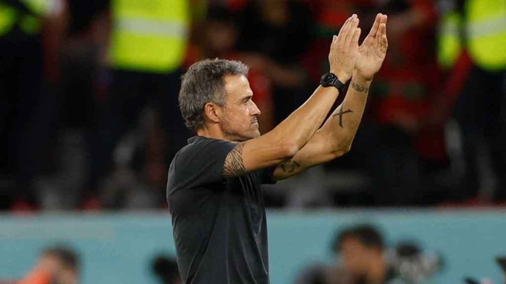 Luis Enrique, en su etapa como seleccionador español