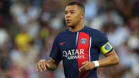 Mbappé, en un partido con el PSG