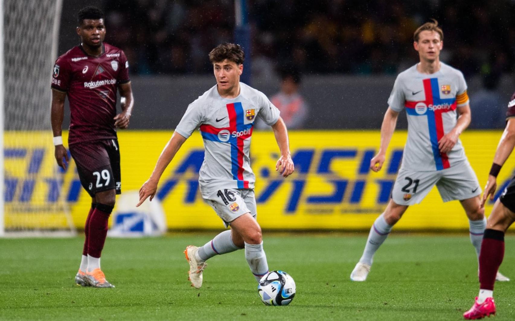 Pablo Torre, durante el partido contra el Vissel Kobe en Japón / REDES
