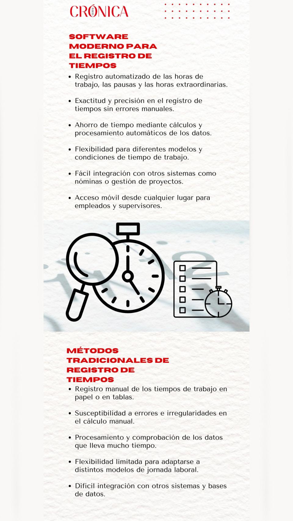 Registro moderno frente al tradicional