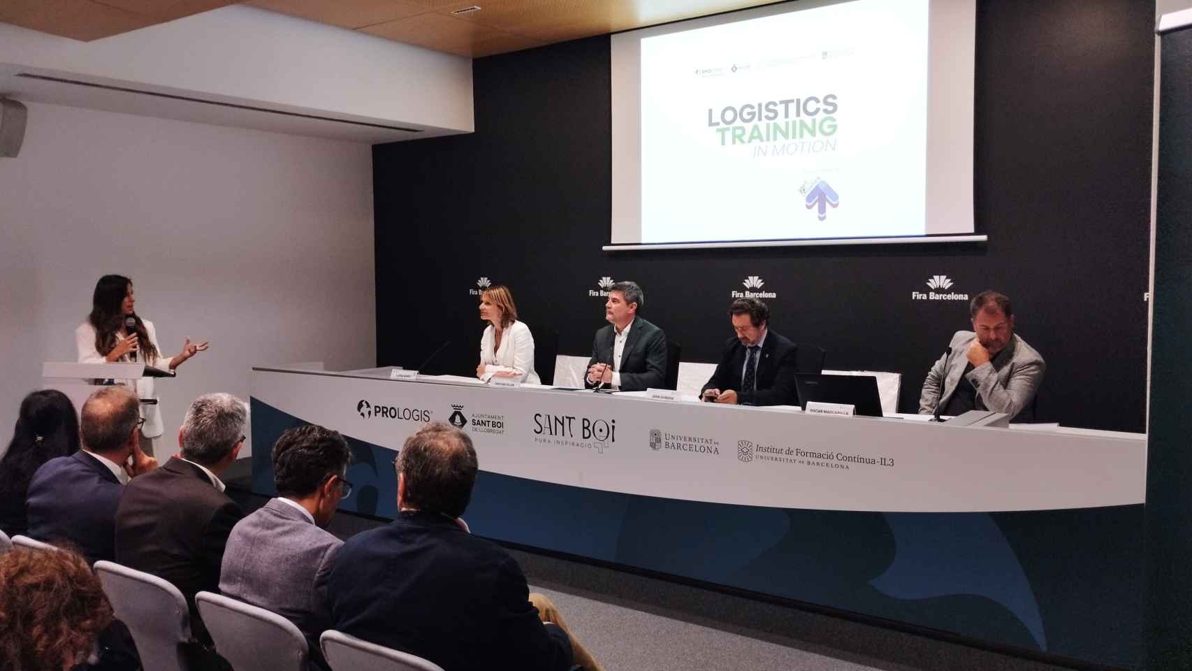 La presentación del nuevo curso de logística de la UB