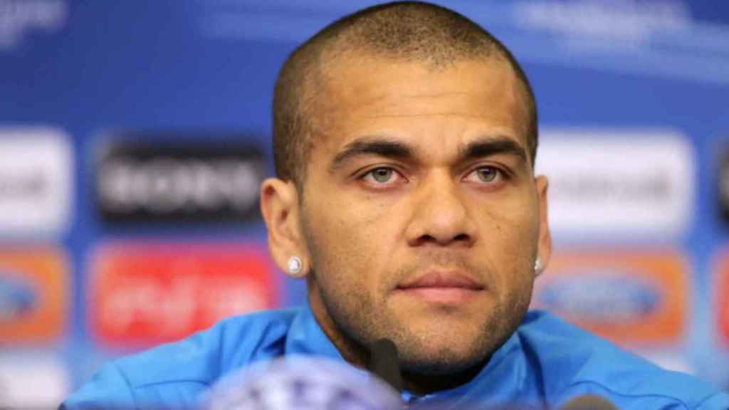 El ex jugador del Fútbol Club Barcelona, Dani Alves