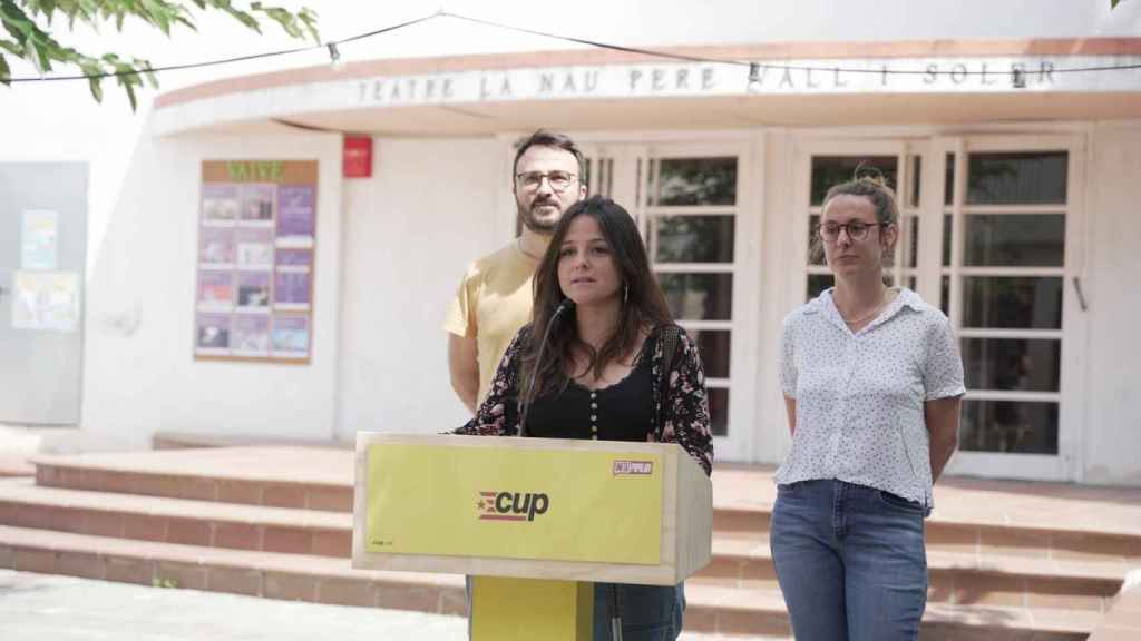 La portavoz del Secretariado Nacional de la CUP y exdiputada 'cupaire', Maria Sirvent