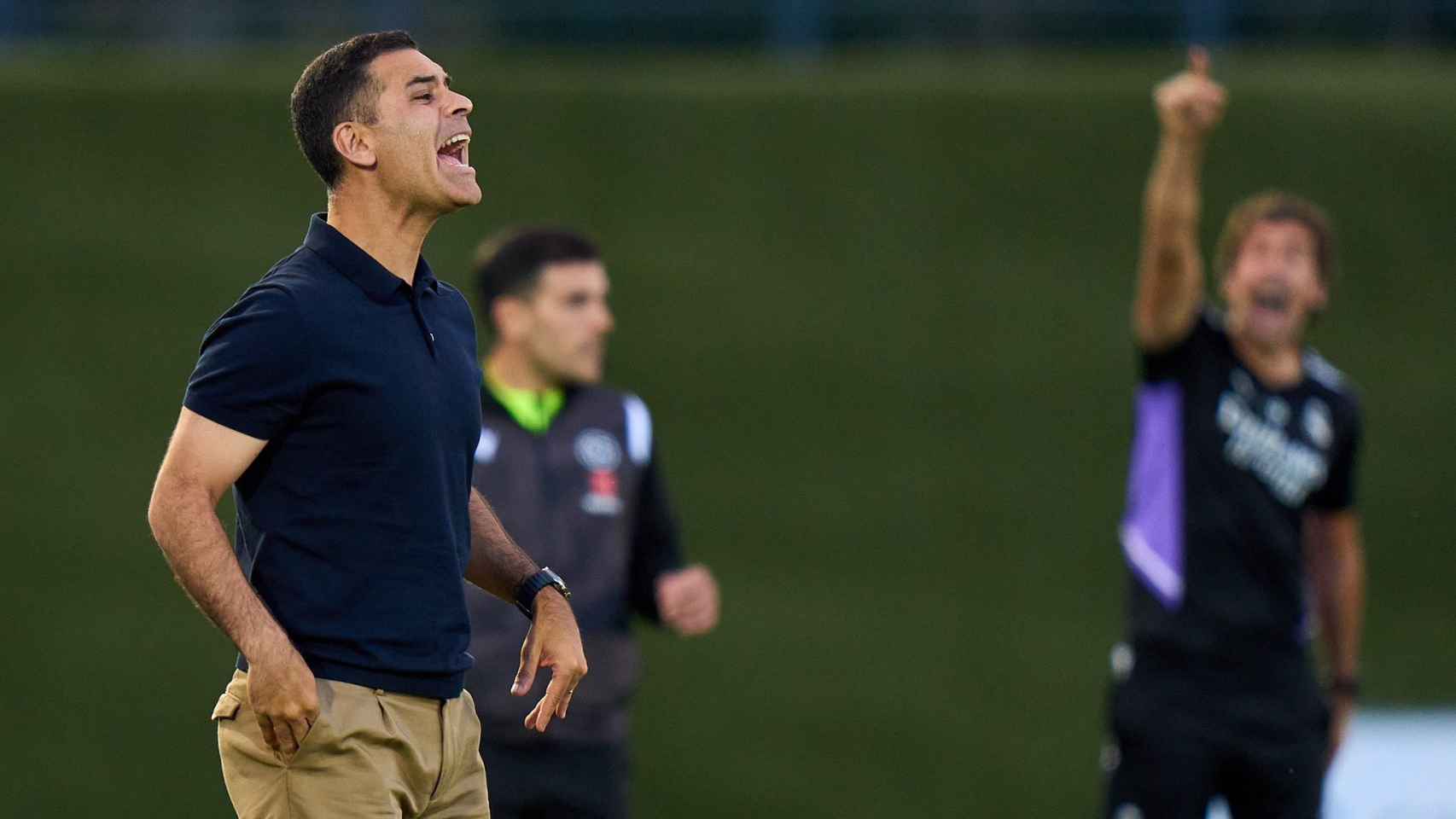 Rafa Márquez, durante el partido de vuelta del Barça B contra el Madrid Castilla