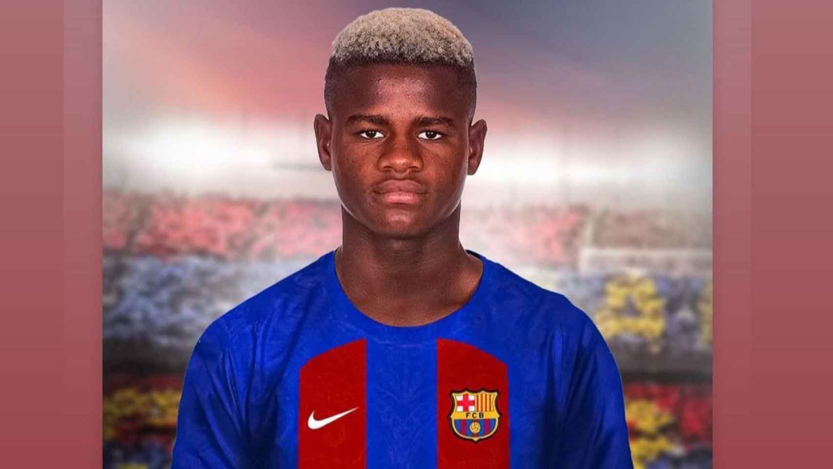 Mikayil Faye comparte en Instagram las historias que lo relacionan con el Barça