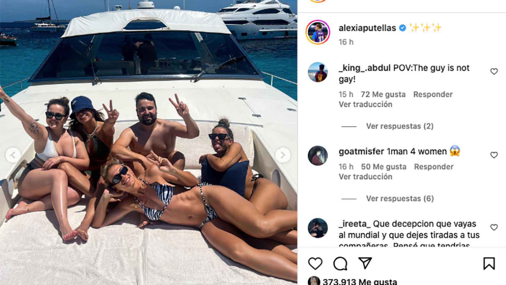 Alexia Putellas deslumbra con un bikini tanga de cebra en sus vacaciones