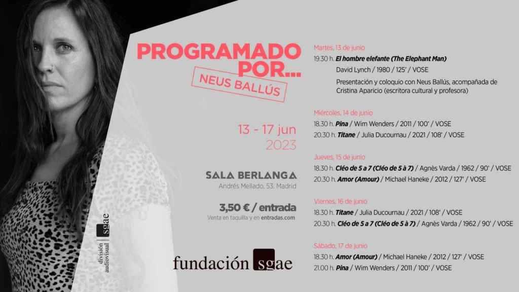 Programa de Neus Ballús para la SGAE