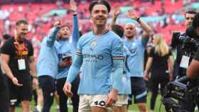 Jack Grealish, celebrando el título de Champions League del Manchester City / EFE