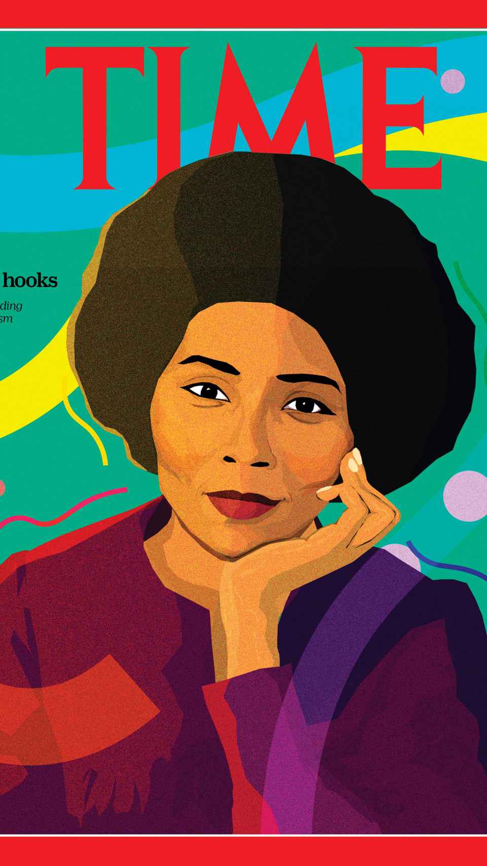 Portada de la revista 'Time' dedicada a bell hooks