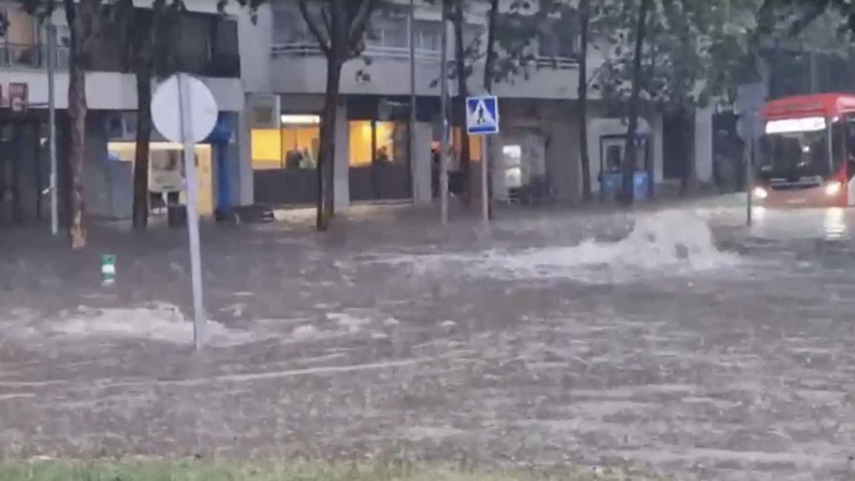 Inundaciones en Terrassa por las fuertes tormentas