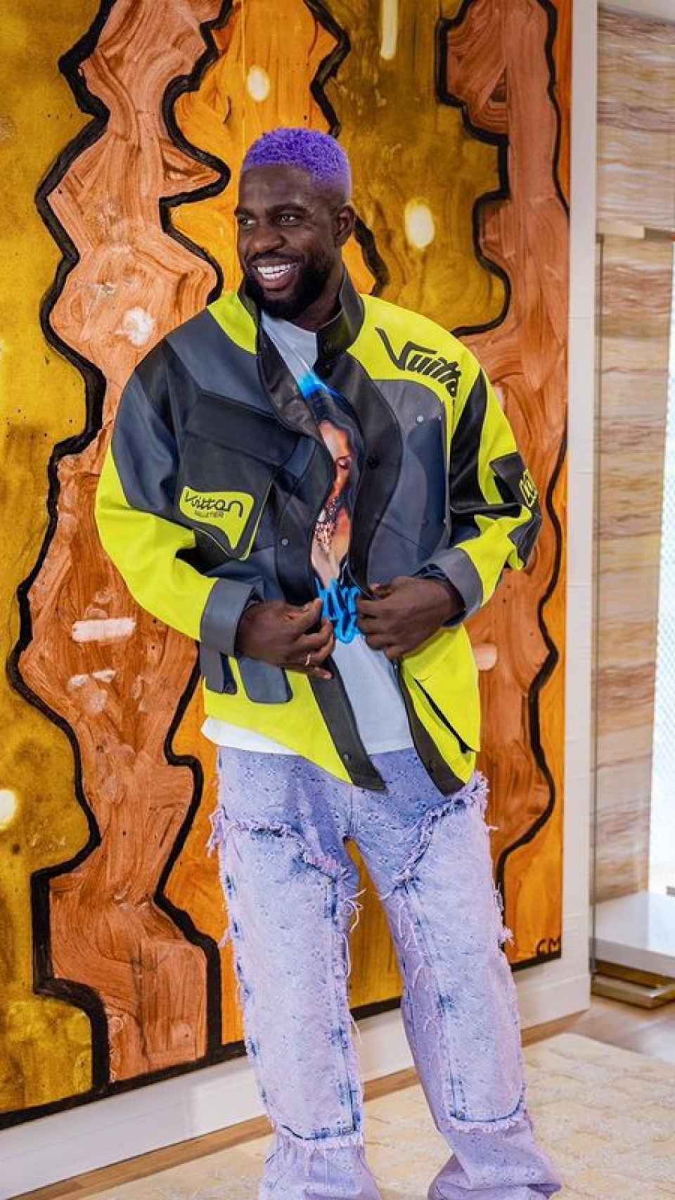 Umtiti, en un acto de la marca Louis Vuitton / INSTAGRAM