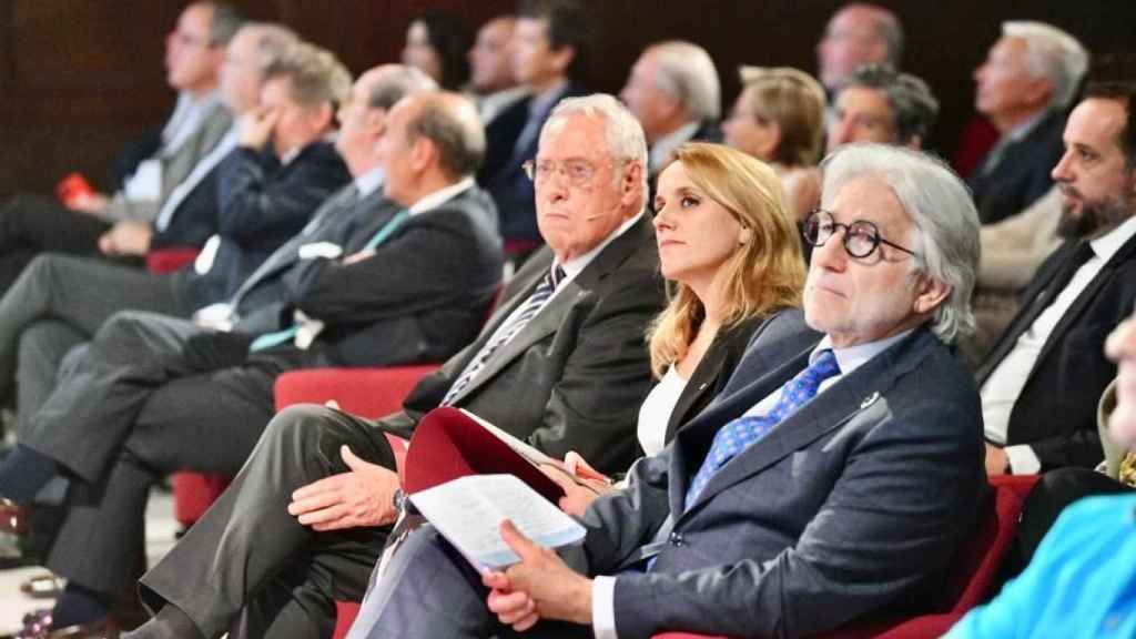 Josep Sánchez Llibre y Natàlia Mas en las jornadas de la UPM