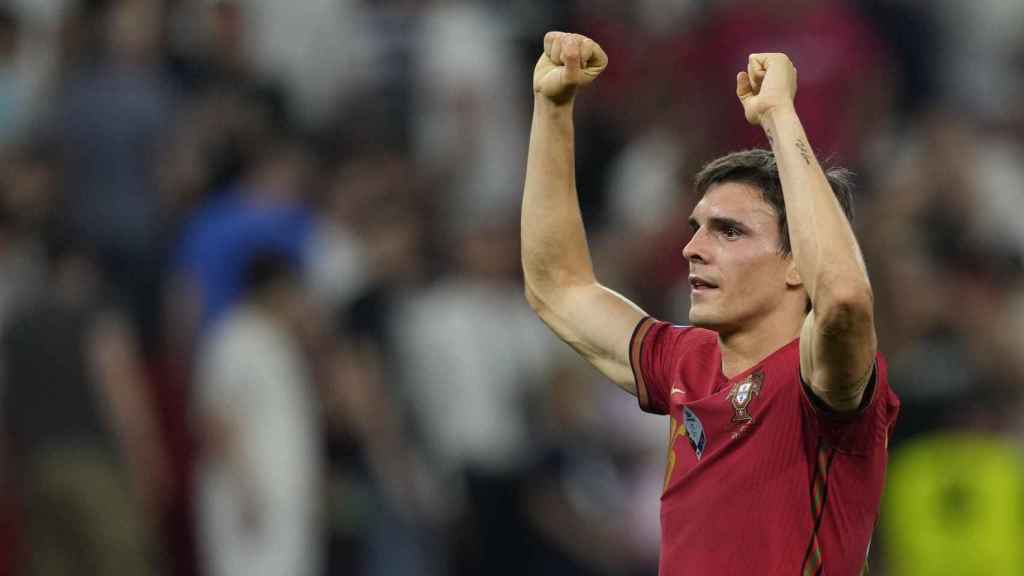 Joao Palhinha durante un partido con la selección portuguesa / EFE