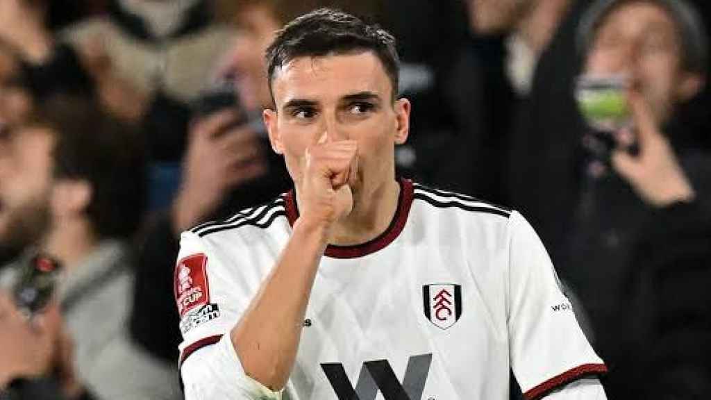 Joao Palhinha celebrando un gol con el Fulham / @FulhamFC