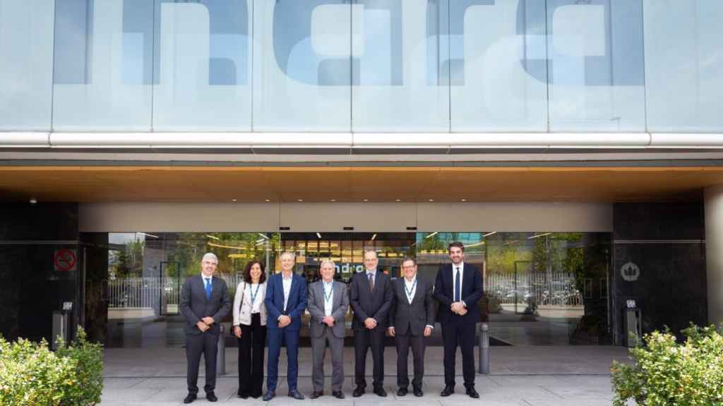 Visita de SESAR Joint Undertaking a los laboratorios de Indra, con su director ejecutivo, Andreas Boschen, y el director general de ATM de Indra, Javier Ruano / INDRA