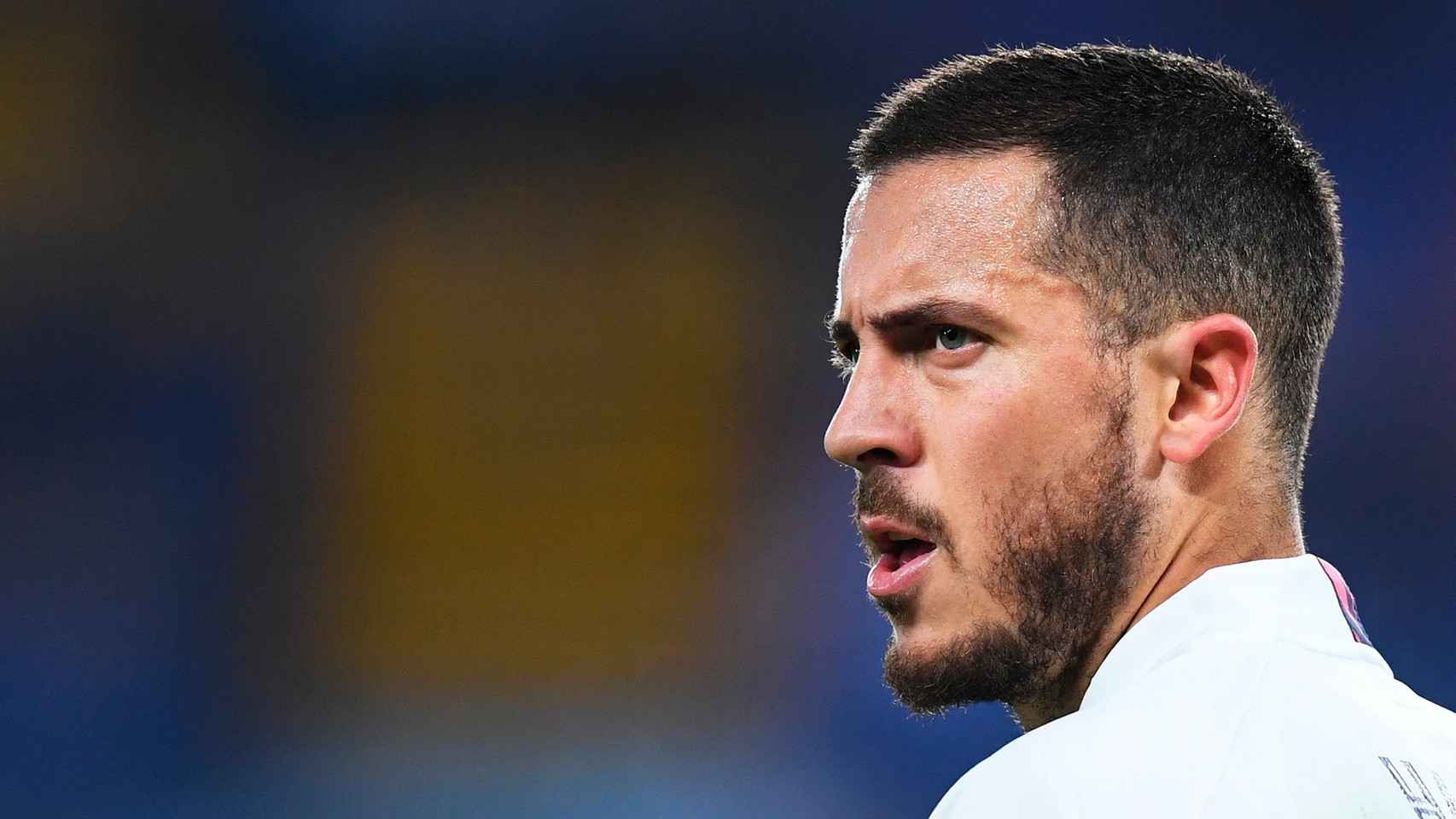 Eden Hazard, durante un partido con el Real Madrid en el Bernabéu / EFE